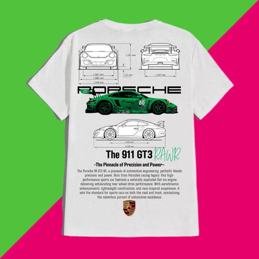 Porsche 911 992 GT3 RS Design Rawr 🦖 en Green 🟢