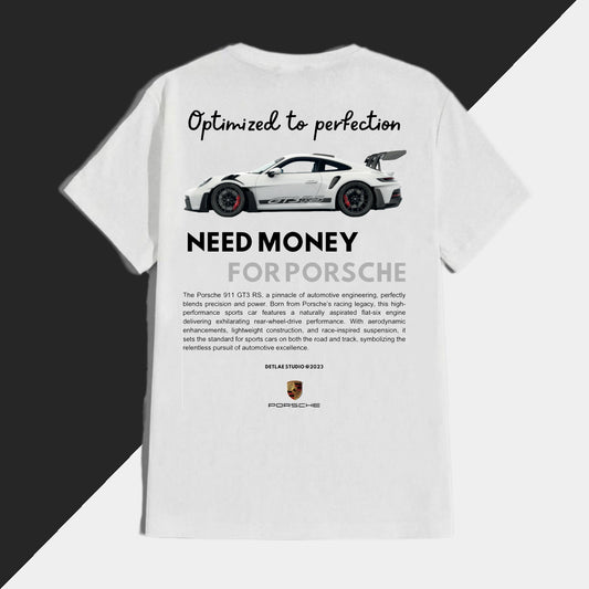 Porsche 911 992 GT3 RS en White ⚪️ "Need money for Porsche"
